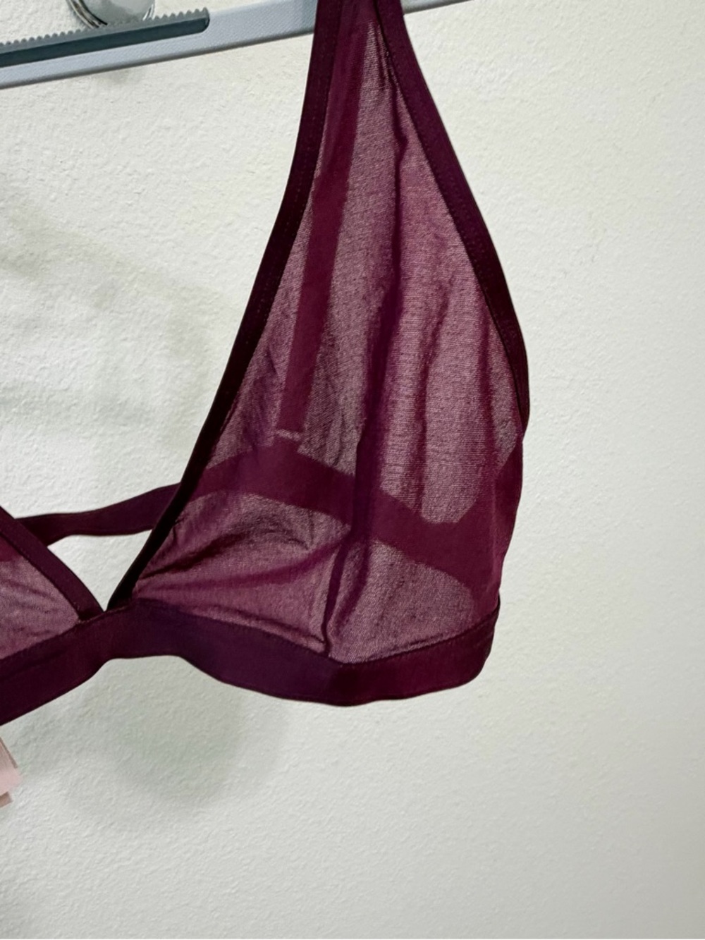 Victoria's Secret Sheer Mesh Bralette in Plum - Picture 6 of 10